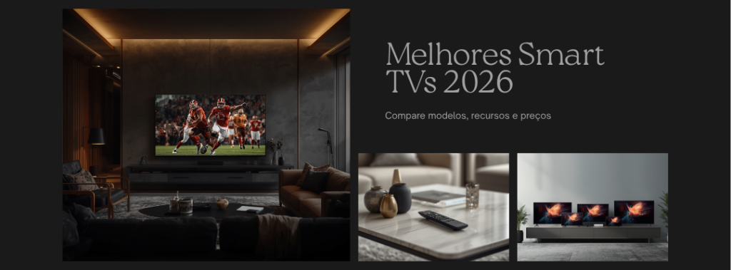 Smart TVs em destaque para 2026